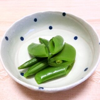 シャキシャキ食感が美味しい！スナップエンドウ！